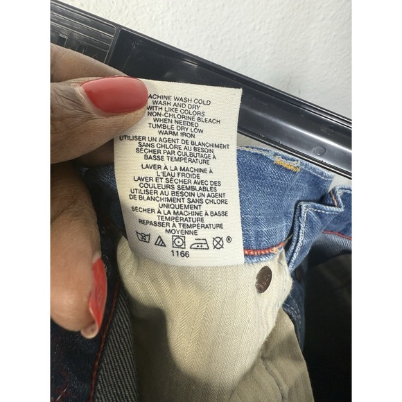 VTG Patchwork Skirt Womens Gap Denim Boho Upcycled 90s Size 8 Hippie Cowgirl - Picture 8 of 12